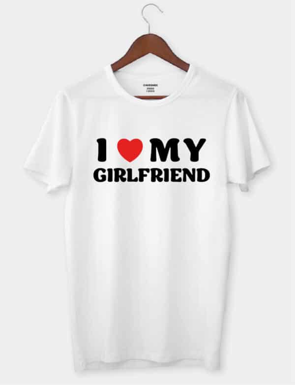 Футболка для хлопця в подарунок "I love my girlfriend"