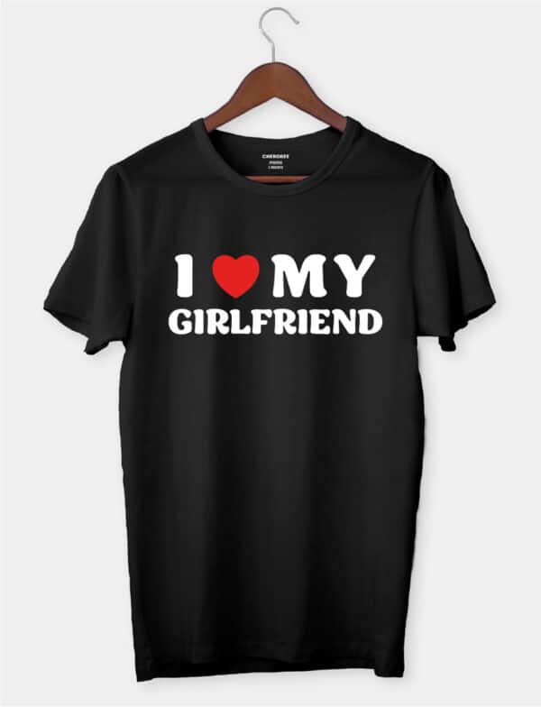 Футболка для хлопця в подарунок "I love my girlfriend"