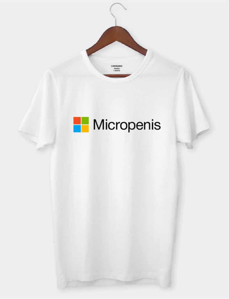 Футболка з приколом “Micropenis”