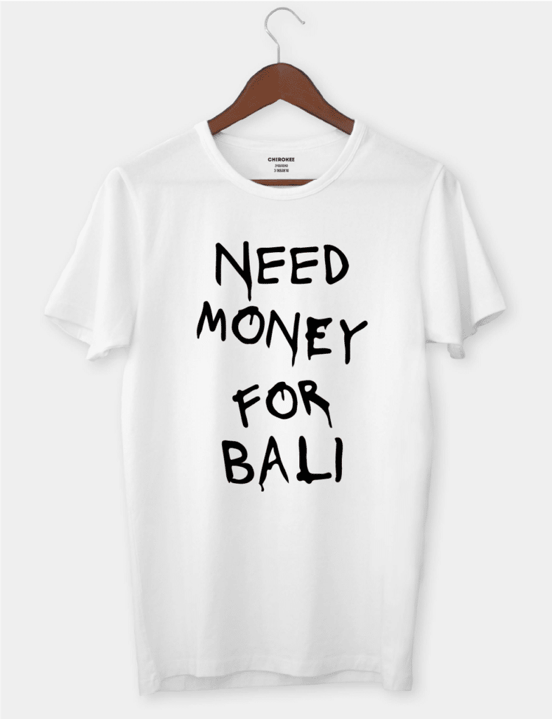 Футболка жіноча “Need money for Bali”