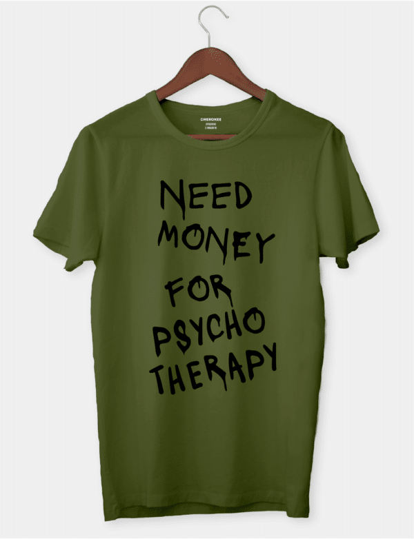 Футболка жіноча "Need money for phycho therapy"