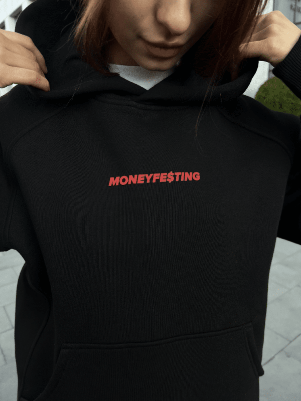 Худі унісекс з принтом "Moneyfesting"