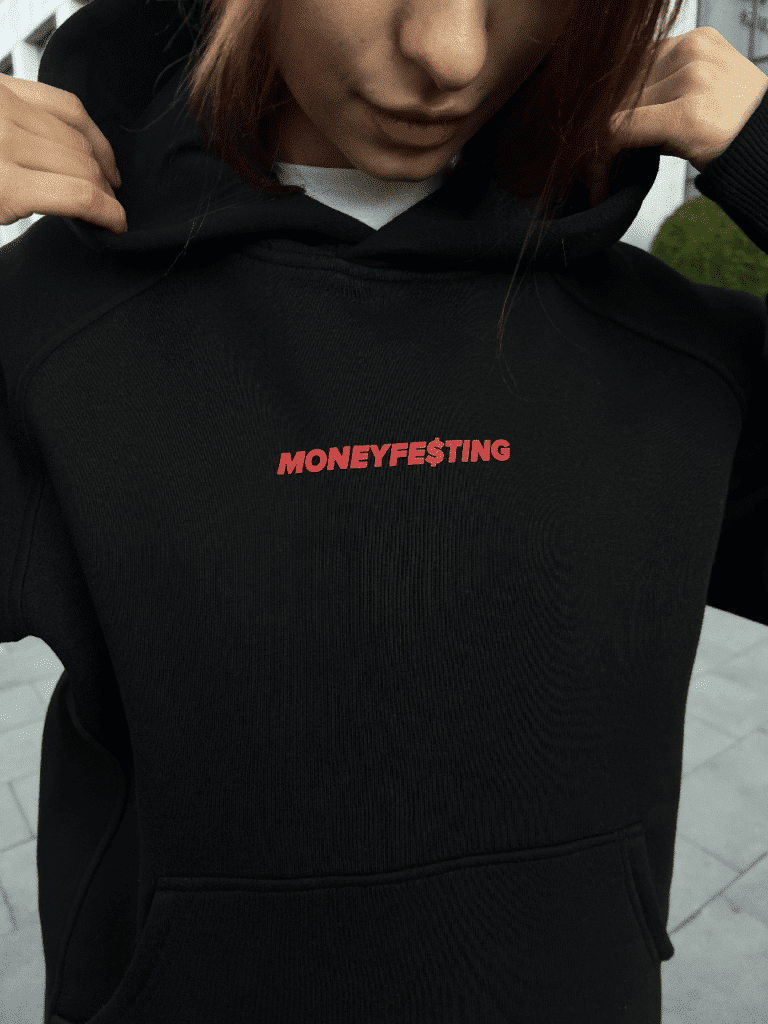 Худі унісекс з принтом “Moneyfesting”