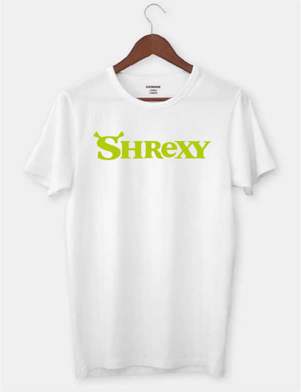 Футболка з прикольним написом "Shrexy"
