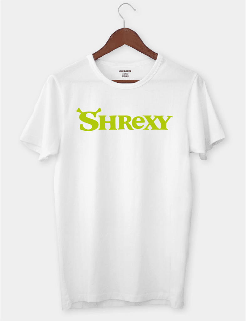 Футболка з прикольним написом “Shrexy”