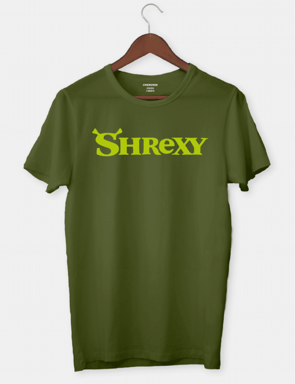 Футболка з прикольним написом "Shrexy"
