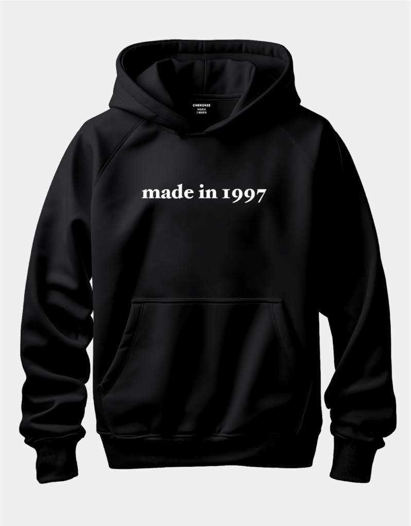 Худі з принтом “Made in 1997”
