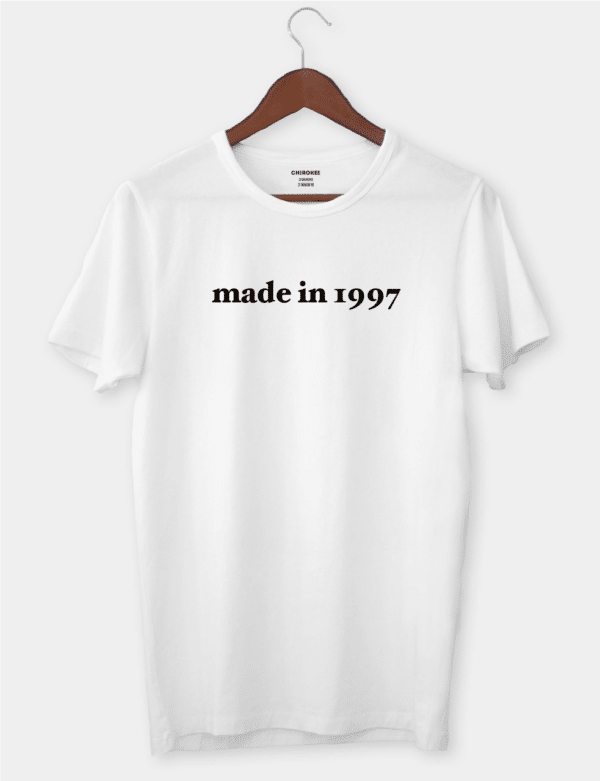 Футболка з принтом "Made in 1997"