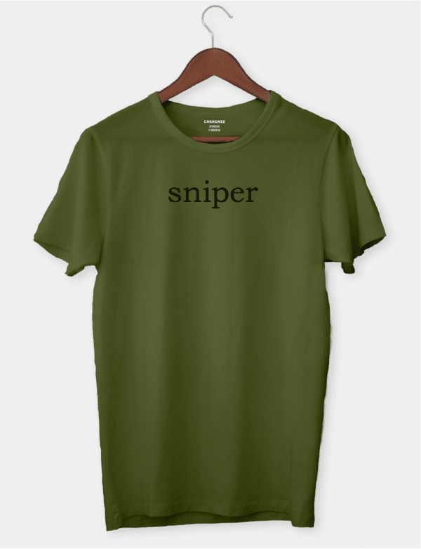 Футболка з принтом "Sniper"