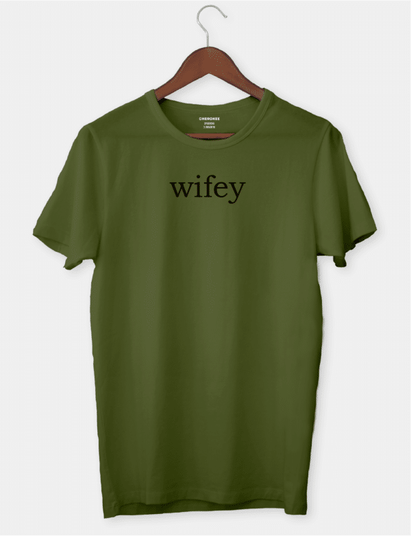Футболка з принтом "Wifey"