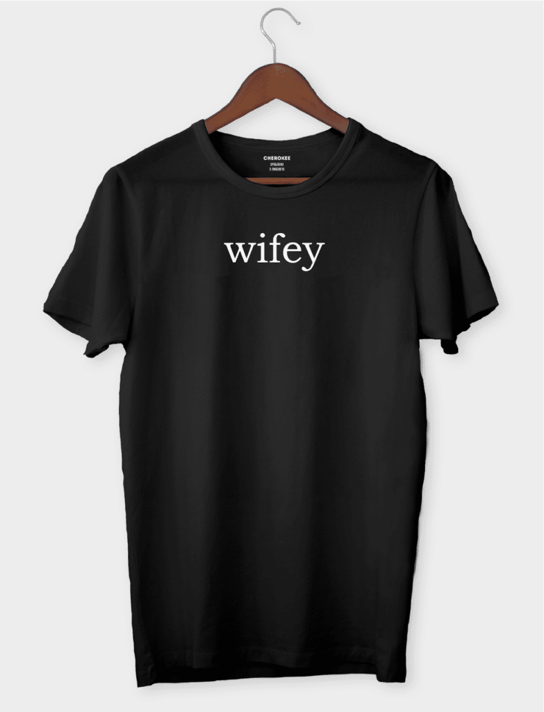 Футболка з принтом “Wifey”
