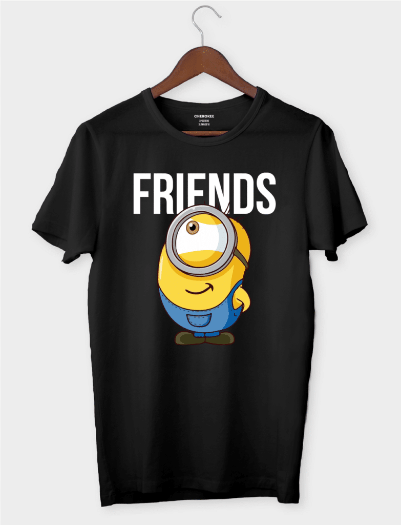 Футболка з милим міньйоном і написом “FRIENDS”