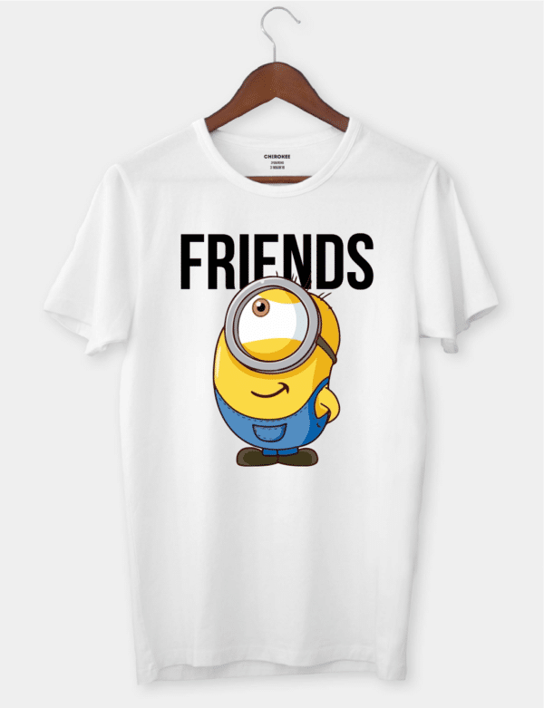 Футболка з милим міньйоном і написом "FRIENDS"