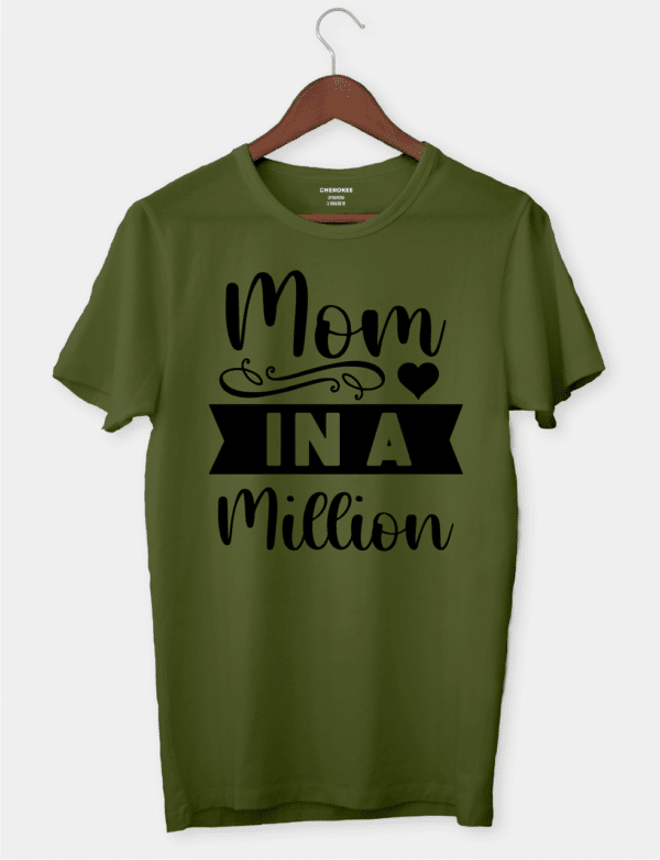 Футболка з милим принтом для мами "Mom IN A Million"
