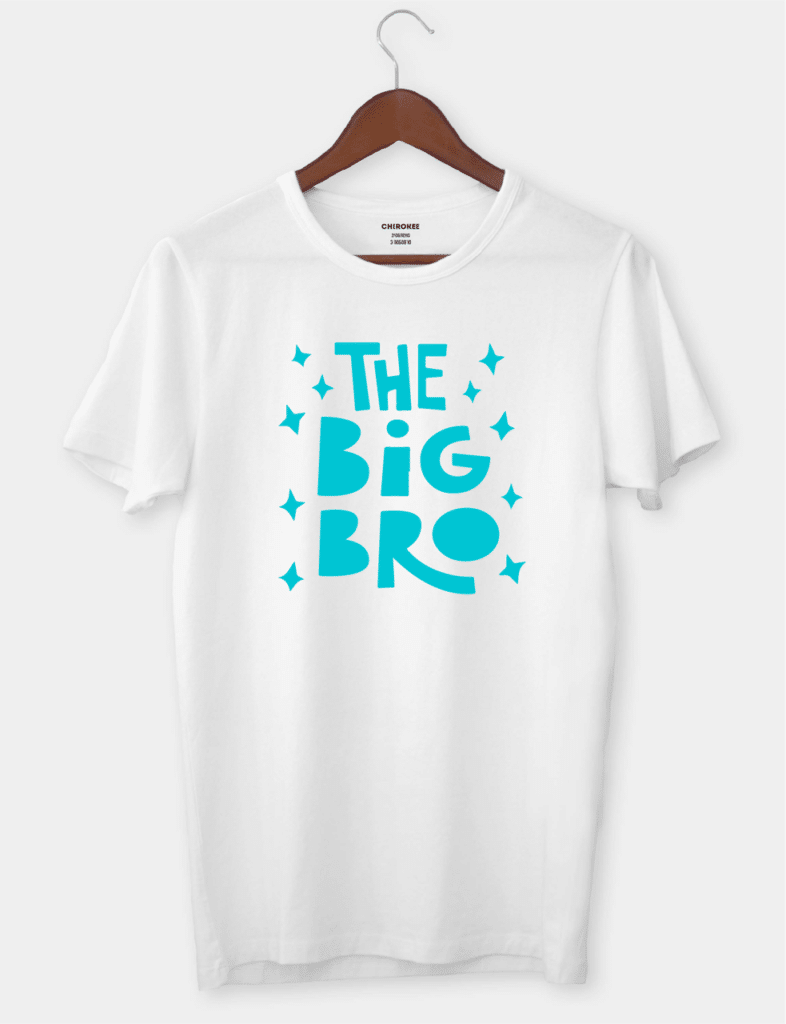 Футболка для старшого брата з принтом “THE BIG BRO”