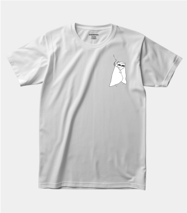 Футболка з принтом "Smoking cat"