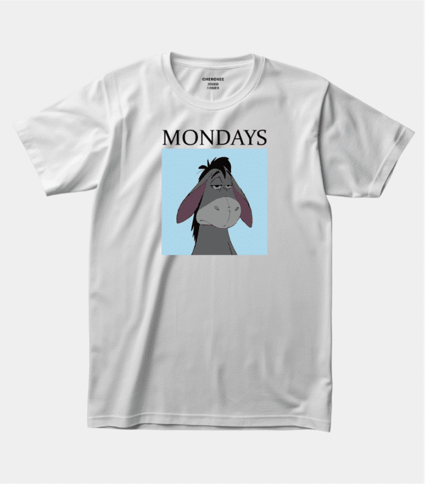 Футболка з кумедним принтом "MONDAYS"
