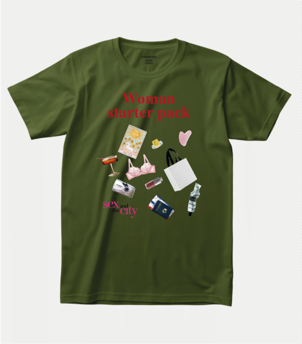 Футболка з принтом "Woman starter pack"