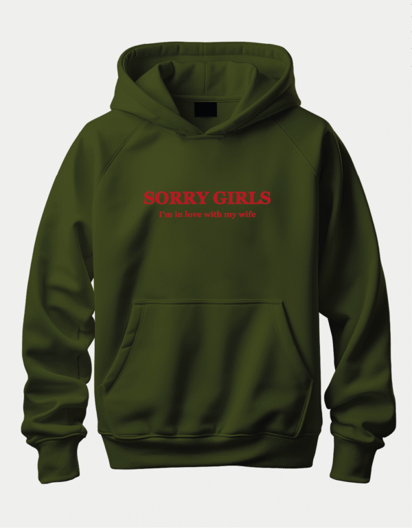 Худі з зворушливим написом "SORRY GIRLS"