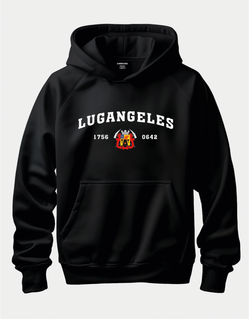 Худі з класним принтом “LUGANGELES”