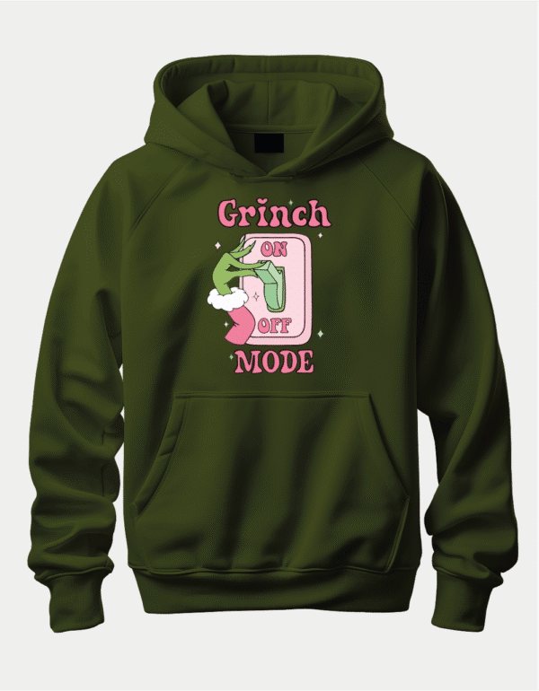 Худі з настроєм Грінча “Grinch Mode On”