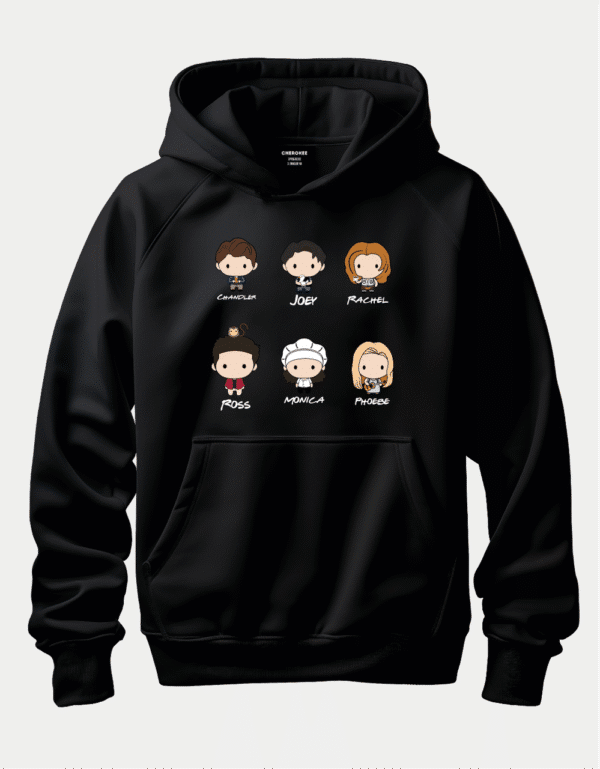 Худі з героями серіалу “Друзі” — “Chandler, Joey, Rachel, Ross, Monica, Phoebe”
