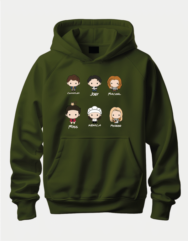Худі з героями серіалу “Друзі” — “Chandler, Joey, Rachel, Ross, Monica, Phoebe”