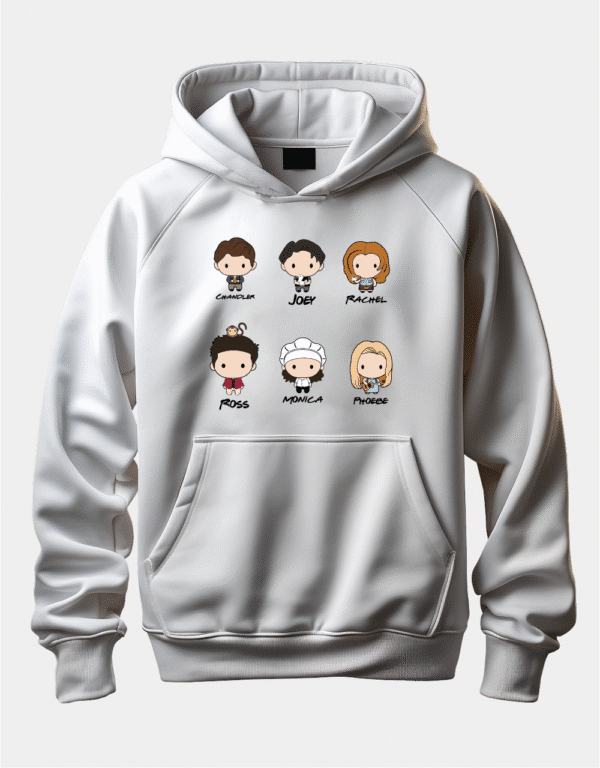 Худі з героями серіалу “Друзі” — “Chandler, Joey, Rachel, Ross, Monica, Phoebe”
