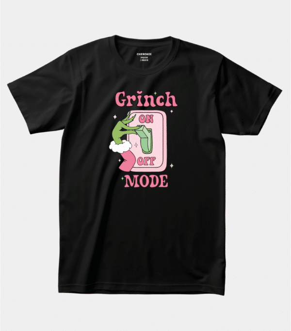 Футболка з настроєм Грінча “Grinch Mode On”