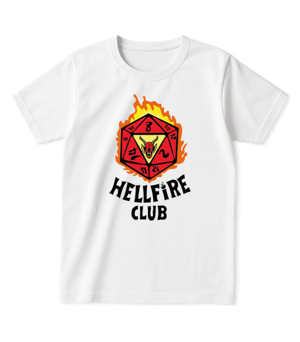 Футболка з принтом для сміливих — “HELLFIRE CLUB”