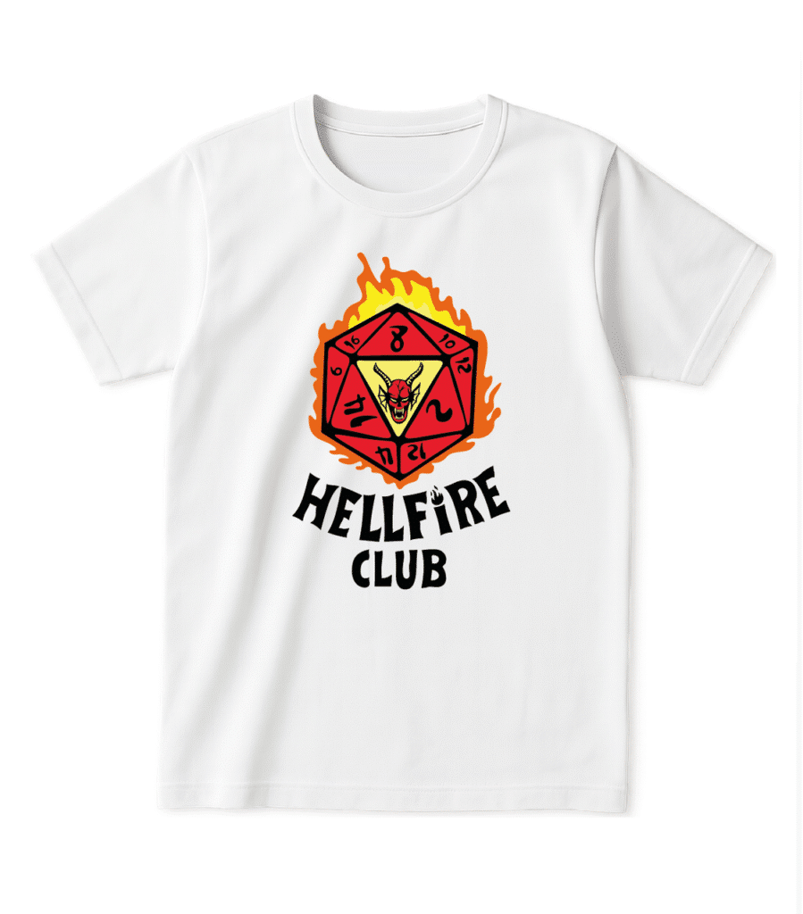 Футболка з принтом для сміливих — “HELLFIRE CLUB”
