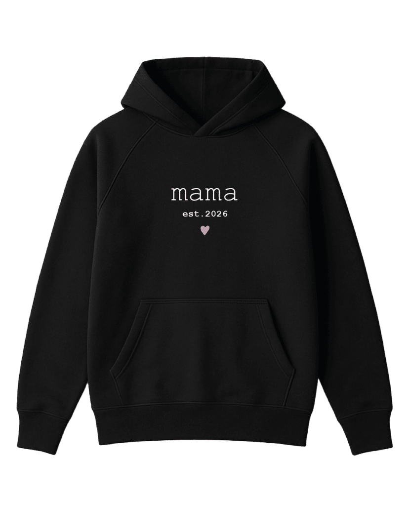 Худі для мами, рік можемо змінити “Mom est. 2026”
